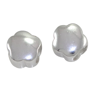 Solid 925 Sterling Silver Daisy Flower Bead Charm, Compatible with Pandora All Other Charm Bracelet