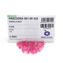 100pcs Preciosa Faceted Bicone Crystal Beads, Rose AB, Size Selections: 3mm/4mm/6mm