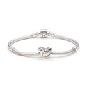1pc Solid 925 Sterling Silver Dove Charm Bird Animal Bead, Compatible with Pandora All Other Charm Bracelets, EC2-C1