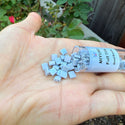 10g Miyuki Full Tila Square Seed Beads 5x5mm, Frost Rainbow Icy Grey TL-498FR