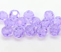 50pcs Adabele Austrian Faceted Round Crystal Beads #5000, Light Violet, Size Selections: 4mm/6mm/8mm/10mm