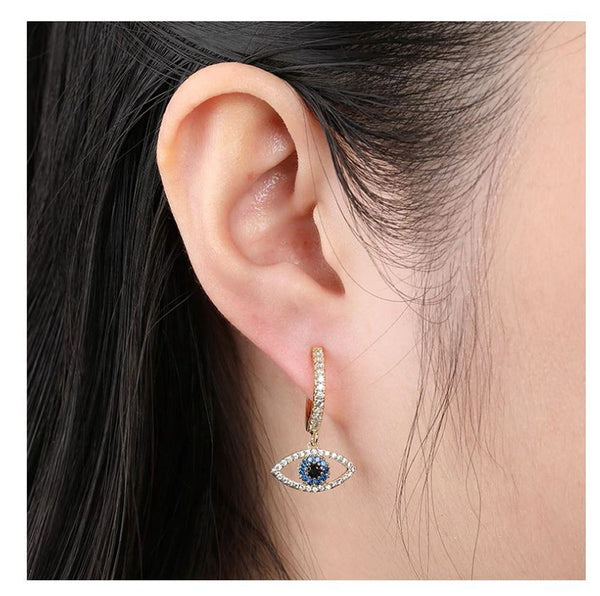 2pcs 925 Sterling Silver Round Hoop Huggies Earring Hooks, Real 18K Yellow Gold Plated, Cubic Zirconia CZ, Size Selecitons: 14mm/16mm