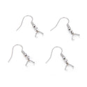 50pcs 316 Stainless Steel Fish Earring Hooks with Pinch Bail Clasp – 0.7mm Wire