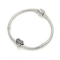 1pc Real 925 Sterling Silver Best Mom Love Heart Charm, Compatible with Pandora All Other Charm Bracelet, EC4-B5