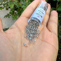 30g Miyuki Delica 11/0 Seed Beads, Opaque Palladium-Plated DB38