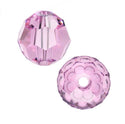 50pcs Adabele Austrian Faceted Round Crystal Beads #5000, Rosaline Pink, Size Selections: 4mm/6mm/8mm/10mm