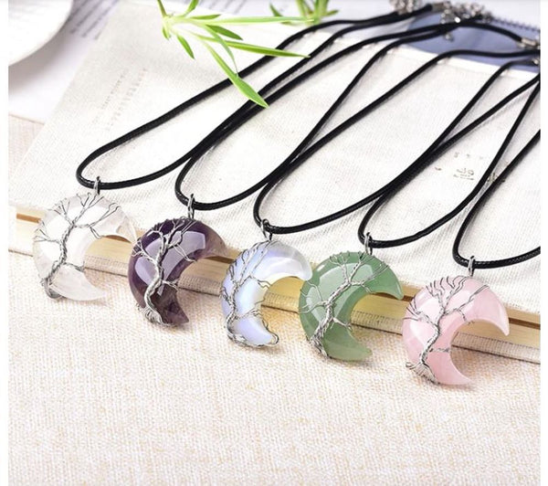 4pcs Natural Purple Amethyst Hand Carved Moon Gemstone, 18mm Loose Cut Stones, G3P-A2