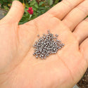 50g Miyuki Rocaille 11/0 Round Seed Beads Opaque Nickel-plated RR-190