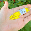 30g Miyuki Delica 11/0 Seed Beads, Opaque Yellow DB721