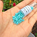 10g Miyuki Half Tila Seed Beads 5x2.3mm, Matte Rainbow Mint Green (HTL-412FR)