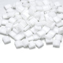 10g Miyuki Full Tila Square Seed Beads 5x5mm, Opaque White (TL-402)