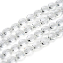 50pcs Creative Club Faceted Flat Oval Crystal Beads, Crystal Clear, 16x12mm/Large, Hole ID 1.1mm, CCO-1
