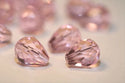 24pcs Adabele Austrian Faceted Teardrop Crystal Beads #5500, Rosaline Pink, 8mm x 6mm, Hole ID 1mm, SST-803