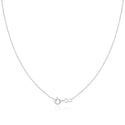 1pc 925 Sterling Silver Ball Link Chain Necklace, 1mm, Thin Small, Length Selections: 16 inch/18 inch
