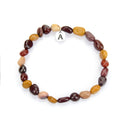 1 Strand Stretch Natural Mookaite Jasper Free Form Gemstone Bracelet, 5-8mm Small Beads, Length Selections: 7 inch/7.5 inch