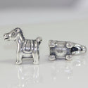 1pc Cute Real Solid Sterling Silver Horse Charm Bead, Compatible with Pandora All Other Charm Bracelets, EC478