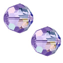 25pcs Adabele Austrian Faceted Round Crystal Beads #5000, Tanzanite AB, Size Selections: 6mm/8mm