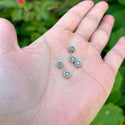 200pcs Flower Beads, 5.5mm Double Sided Small Spacer Beads, Antique Silver, Hole ID 1.5mm, MC-M2