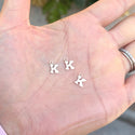 1pc Real 1/20 14K Gold Filled Letter K, Small Alphabet Charm Drop, 6x5.6mm , JK12-A11