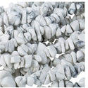 Natural White Howlite Gemstone Chip Beads, Free Form, 5mm-8mm, Hole ID 1mm, 1 Strand/31 Inch, GZ1-6
