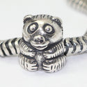 1pc Cute Real Solid Sterling Silver Teddy Bear Charm Bead, Compatible with Pandora All Other Charm Bracelets, EC648