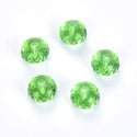 24pcs Adabele Austrian Faceted Rondelle Crystal Beads #5040, Peridot (Green), Size Selections: 6x4mm, 8x6mm, 10x8mm