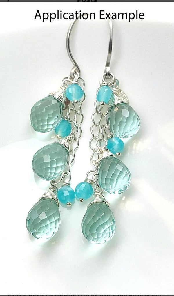 5 Feet 925 Sterling Silver Unfinished Twisted Oval Curb Cable Chain Links, 2.5mm, SSK-O1