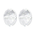 24pcs Adabele Austrian Faceted Rondelle Crystal Beads #5040, Crystal Clear, Size Selections: 6x4mm, 8x6mm, 10x8mm