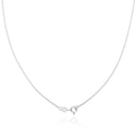 1pc 925 Sterling Silver Box Link Chain Necklace, 0.8mm, Strong Thin Small, 18 inch, SW21-18