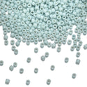 7.5g Miyuki Delica 11/0 Seed Beads, Duracoat Opaque Pale Turquoise DB2356