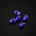 24pcs Adabele Austrian Faceted Teardrop Crystal Beads #5500, Sapphire Blue, 8mm x 6mm, Hole ID 1mm, SST-813