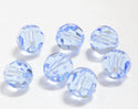 50pcs Adabele Austrian Faceted Round Crystal Beads #5000, Light Sapphire Blue, Size Selections: 4mm/6mm/8mm/10mm