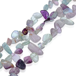 Natural Multi Colors Purple Fluorite Crystal Gemstone Petal Keishi Beads Free Form, 1 Strand/15 Inch, GZ6-15