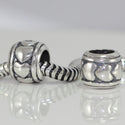 1pc Solid 925 Sterling Silver Endless Heart Love Bead Charm, Compatible with Pandora All Other Charm Bracelet, EC208