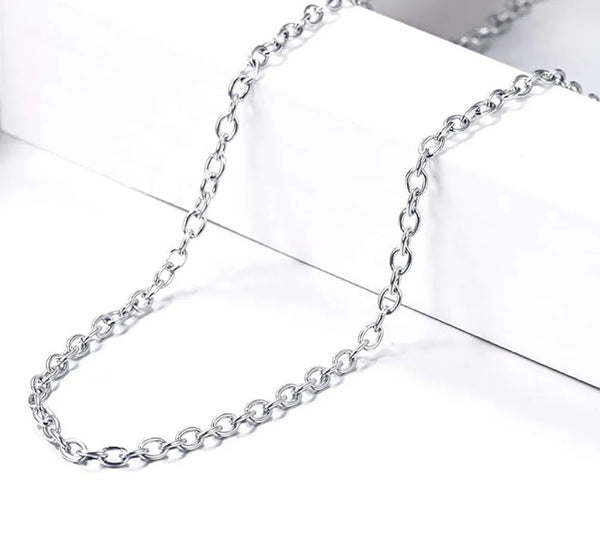 33ft 304 Stainless Steel Flat Cable Chain – (1.3mm/1.5mm/1.8mm/2.5mm)