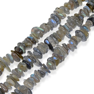 Natural Labradorite Gemstone Flat Coin Chip Beads, Irregular, 7mm-10mm, Hole ID 1mm, 15 Inch/1 Strand, GZ7-5