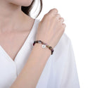 1 Strand Stretch Natural Multi-color Tourmaline Free Form Gemstone Bracelet, 7-10mm Beads, Length Selections: 7 inch/7.5 inch