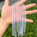 Natural Grade A Clear Crystal White Quartz Gemstone Round Beads, 15 Inch/1 Strand, Size Selections: 4mm/6mm/8mm/10mm
