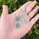 10pcs Natural Green Aventurine Gemstone Donut Rondelle Beads,14x8mm, Hole ID 5.6mm, GW-A6