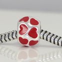 1pc You Are My Only Love Charm 925 Sterling Silver Heart Bead Charm, Compatible with Pandora All Other Charm Bracelet, EC67