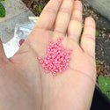25g Miyuki Rocaille 8/0 Round Seed Beads Duracoat Opaque Dyed Guava RR-4465