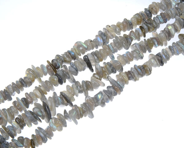 Natural Labradorite Gemstone Flat Coin Chip Beads, Irregular, 7mm-10mm, Hole ID 1mm, 15 Inch/1 Strand, GZ7-5