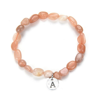 1 Strand Stretch Natural Sunstone Free Form Gemstone Bracelet, 7-10mm Beads, Length Selections: 7 inch/7.5 inch