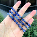 1 Strand Stretch Natural Blue Sodalite Free Form Gemstone Bracelet, 5-8mm Small Beads, Length Selections: 7 inch/7.5 inch