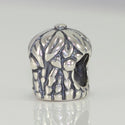 1pc Solid 925 Sterling Silver Sweet Berry Charm Fruit Charm Plant Bead, Compatible with Pandora All Other Charm Bracelet, EC144