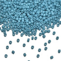 7.5g Miyuki Delica 11/0 Seed Beads Opaque Matte Capri Blue Light Blue DB798