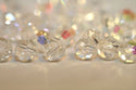 50pcs Adabele Austrian Faceted Round Crystal Beads #5000, Crystal Clear AB, Size Selections: 4mm/6mm/8mm/10mm