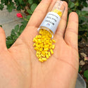 10g Miyuki Half Tila Seed Beads 5x2.3mm, Matte Rich Yellow (HTL-2311)