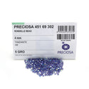 100pcs Preciosa Faceted Bicone Crystal Beads, Tanzanite AB, Size Selections: 3mm/4mm/6mm