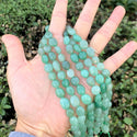 Natural Green Aventurine Gemstone Oval Tumbled Pebble Beads, Irregular, 7mm to 10mm, Hole ID 1mm, 15 Inch/1 Strand, GZ12-49